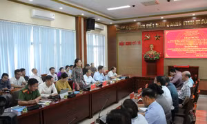 Đoàn tỉnh Hủa Phăn, nước CHDC Nhân dân Lào thăm và làm việc tại Cô Tô