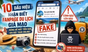 10 dấu hiệu nhận biết fanpage du lịch giả mạo, tránh mất tiền oan