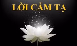Lời cảm tạ