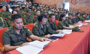 Củng cố lực lượng tham gia bảo vệ an ninh cơ sở