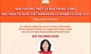 Ban Thường trực Ủy ban Trung ương MTTQ Việt Nam khóa XI, nhiệm kỳ 2026-2031