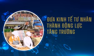 Đưa kinh tế tư nhân thành động lực tăng trưởng