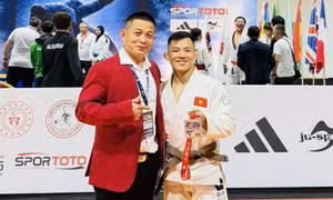 Đào Hồng Sơn giành huy chương vàng giải jujitsu contact thế giới 2026