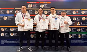 Đội tuyển đầu bếp Hà Nội giành 2 Huy chương đồng tại cuộc thi ẩm thực quốc tế