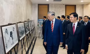 Tổng Bí thư, Chủ tịch nước Tô Lâm gặp gỡ cán bộ Đại sứ quán và cộng đồng người Việt Nam tại Ấn Độ