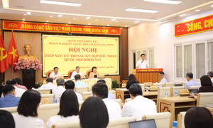 Đoàn ĐBQH tỉnh tiếp xúc cử tri sau Kỳ họp thứ nhất, Quốc hội khóa XVI