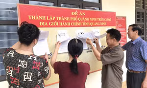Lấy ý kiến nhân dân về thành lập thành phố Quảng Ninh: Dân chủ, công khai, đồng thuận cao