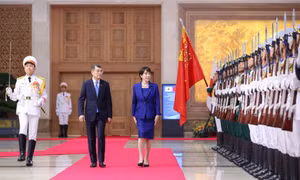 Thủ tướng Lê Minh Hưng chủ trì lễ đón chính thức Thủ tướng Nhật Bản