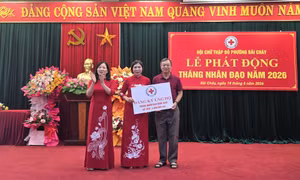 Phường Bãi Cháy phát động Tháng Nhân đạo 2026