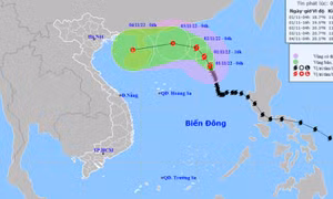 Thời tiết ngày 1/11: Bão số 7 mạnh lên trong 12 giờ tới, sau suy yếu dần