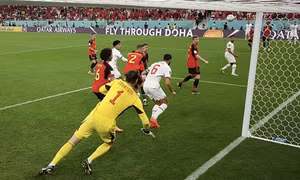 Bỉ thua trắng Morocco ở World Cup 2022