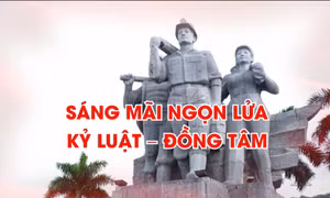 Sáng mãi ngọn lửa “Kỷ luật – Đồng tâm”