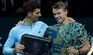 Djokovic thua Rune ở chung kết Paris Masters