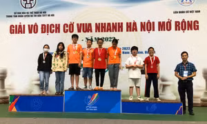 Quảng Ninh đoạt 2 HCV tại Giải cờ vua nhanh Hà Nội mở rộng 2022