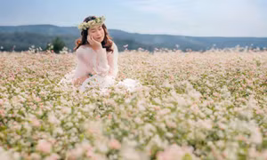Cánh đồng tam giác mạch mênh mông xuất hiện ở Đà Lạt, du khách ngỡ lạc bước đến Hà Giang