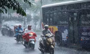 Đồng bằng và ven biển Bắc Bộ, Bắc Trung Bộ có mưa rất to