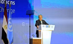 COP27: LHQ cảnh báo thế giới kề cận 'thảm họa khí hậu'
