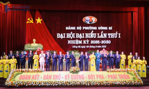 Đại hội đại biểu Đảng bộ phường Uông Bí lần thứ I, nhiệm kỳ 2025-2030