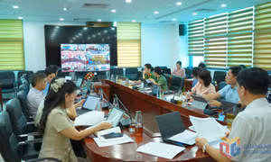 Lãnh đạo sở KH&CN họp trực tuyến với 54 xã, phường, đặc khu về triển khai Nghị quyết 57