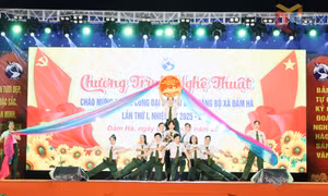 Đầm Hà: Chương trình nghệ thuật chào mừng thành công Đại hội đại biểu Đảng bộ xã lần thứ I, nhiệm kỳ 2025 – 2030