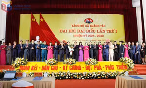 Đại hội đại biểu Đảng bộ xã Quảng Tân lần thứ I, nhiệm kỳ 2025-2030