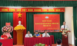 Phường Việt Hưng đồng loạt tổ chức Hội nghị Ban công tác Mặt trận khu phố nhiệm kỳ 2025-2028 