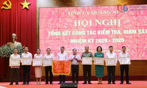 Tăng cường kiểm tra, giám sát, xây dựng lực lượng Công an Quảng Ninh vững mạnh trong kỷ nguyên mới