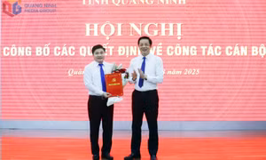 MTTQ tỉnh: Công bố, trao quyết định Chủ tịch Hội Chữ Thập đỏ tỉnh