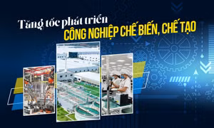 Tăng tốc phát triển công nghiệp chế biến, chế tạo