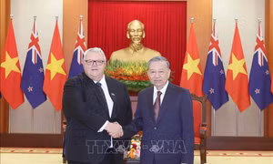 Tổng Bí thư Tô Lâm tiếp Chủ tịch Quốc hội New Zealand Gerry Brownlee