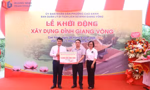 Khởi động xây dựng đình Giang Võng