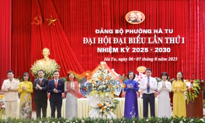 Đại hội đại biểu Đảng bộ phường Hà Tu lần thứ I, nhiệm kỳ 2025 - 2030, tháng 8-2025