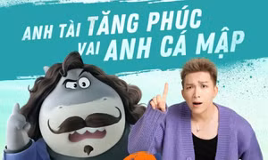 "Anh tài" Tăng Phúc hóa Cá Mập hài hước