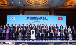Tổng Bí thư Tô Lâm chứng kiến lễ trao thỏa thuận hợp tác giữa Việt Nam-Hàn Quốc