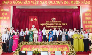 Đại hội đại biểu Đảng bộ xã Đường Hoa lần thứ I, nhiệm kỳ 2025-2030