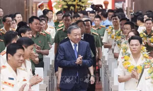 Tổng Bí thư Tô Lâm: Thi đua vì an ninh Tổ quốc có ở từng người, từ trong suy nghĩ, hành động và mọi công việc hằng ngày