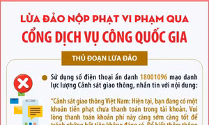 Cảnh báo thủ đoạn lừa đảo qua cổng dịch vụ công quốc gia