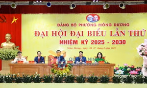 Đại hội đại biểu Đảng bộ phường Mông Dương lần thứ I, nhiệm kỳ 2025-2030