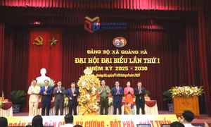 Đại hội đại biểu Đảng bộ xã Quảng Hà lần thứ I, nhiệm kỳ 2025-2030