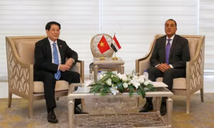 Chủ tịch nước Lương Cường hội kiến Thủ tướng Ai Cập Mostafa Madbouly