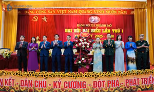 Đại hội đại biểu Đảng bộ xã Hoành Mô lần thứ I, nhiệm kỳ 2025-2030