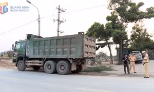 Kiểm soát, xử lý nghiêm phương tiện vận chuyển vật liệu không đảm bảo an toàn