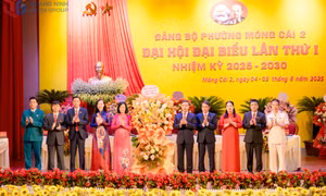 Đại hội đại biểu Đảng bộ phường Móng Cái 2 lần thứ I, nhiệm kỳ 2025 - 2030