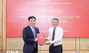 Ông Nguyễn Thanh Bình được bổ nhiệm giữ chức Phó Trưởng Ban Tổ chức Trung ương