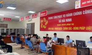 Xã Hải Ninh xếp thứ 2 toàn tỉnh về kết quả giải quyết TTHC