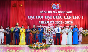 Đại hội đại biểu Đảng bộ xã Đông Ngũ lần thứ I, nhiệm kỳ 2025-2030, tháng 8-2025