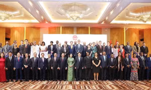 Chủ tịch nước dự lễ kỷ niệm 50 năm thiết lập quan hệ ngoại giao Việt Nam-Angola