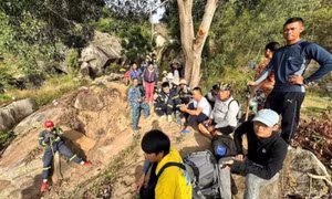 Tìm thấy thi thể nam thanh niên sau nhiều ngày mất tích trên núi Hoàng Ngưu Sơn