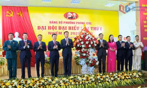 Đại hội đại biểu Đảng bộ phường Phong Cốc lần thứ I, nhiệm kỳ 2025-2030