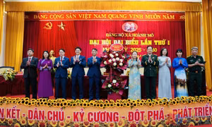 Đại hội đại biểu Đảng bộ xã Hoành Mô lần thứ I, nhiệm kỳ 2025-2030